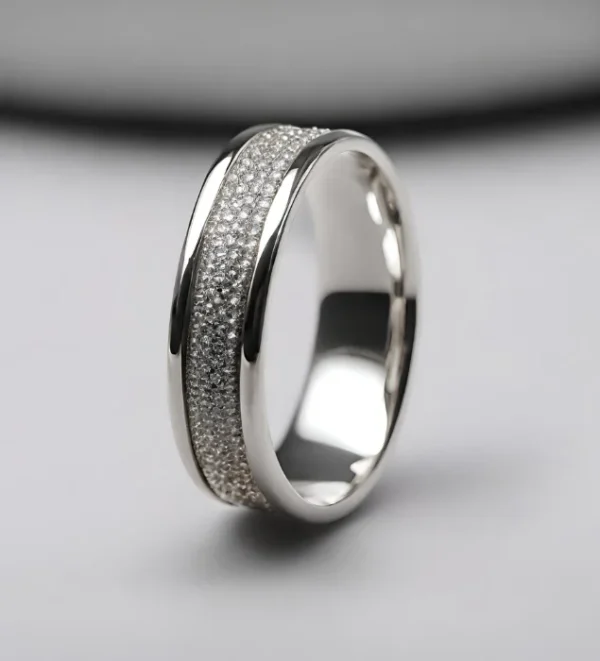 Anillo plateado