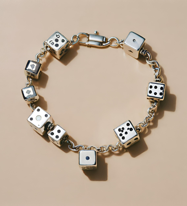 Pulsera con dados